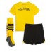 Borussia Dortmund Barnkläder Hemma matchtröja till baby 2023-24 Kortärmad (+ Korta byxor) Billigt